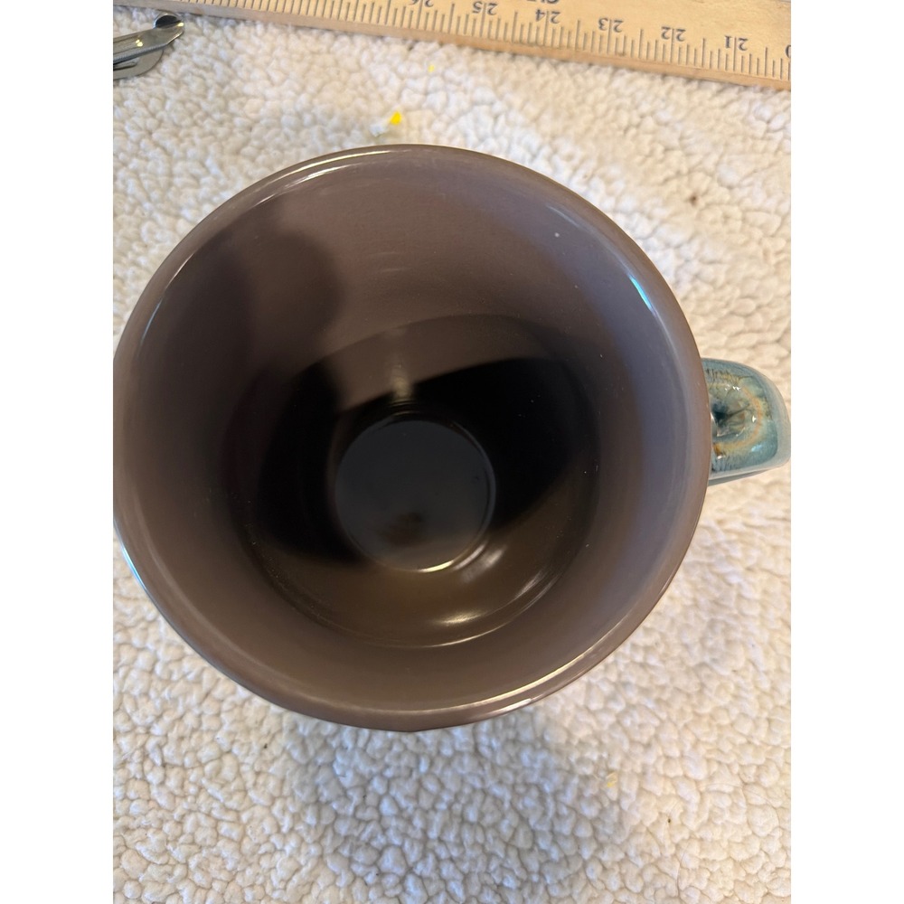 Great Smoky Mountains Black Bear Coffee Mug Hand Crafted Reactive Drip Glaze - Picture 2 of 3